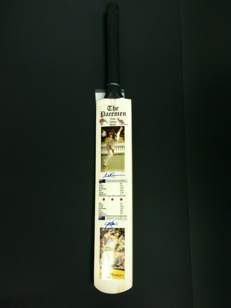 The Pacemen - Signed Cricket Bat image 4